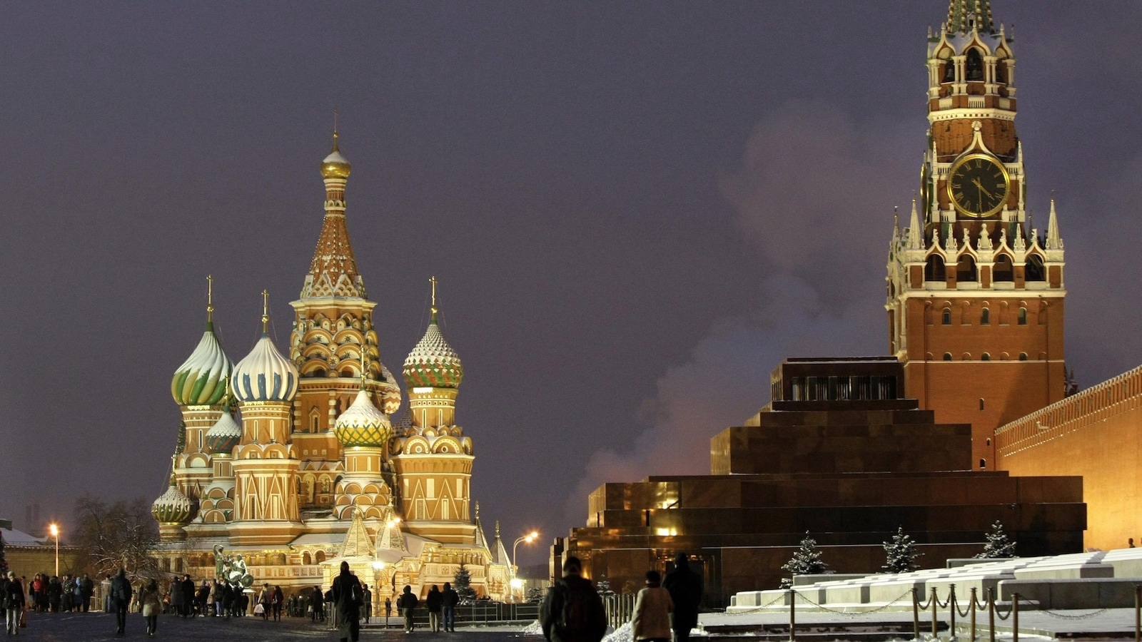 Vue extérieure du Kremlin à Moscou.