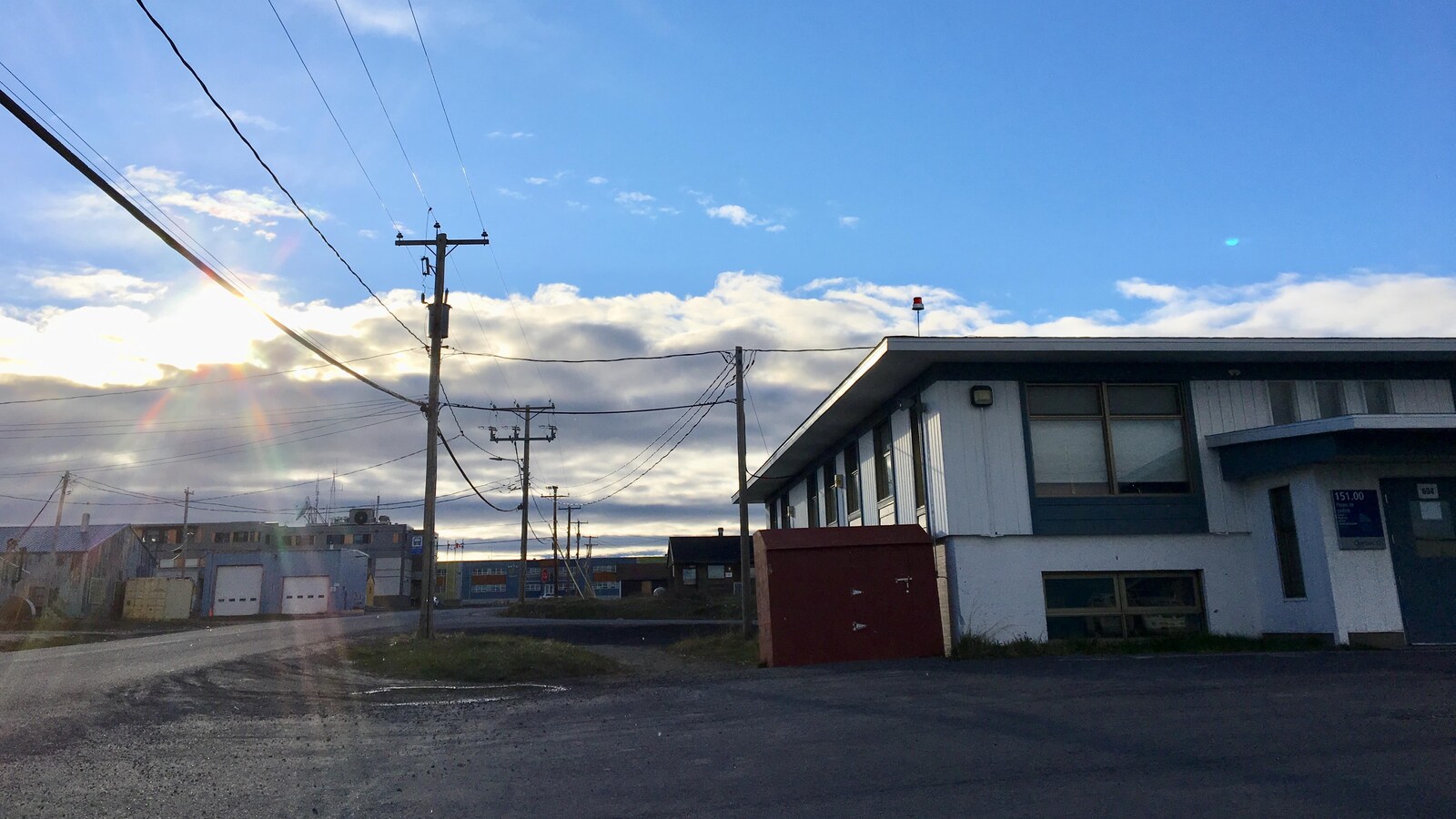 Le palais de Justice de Kuujjuaq, au Nunavik, dans le Nord du Québec.