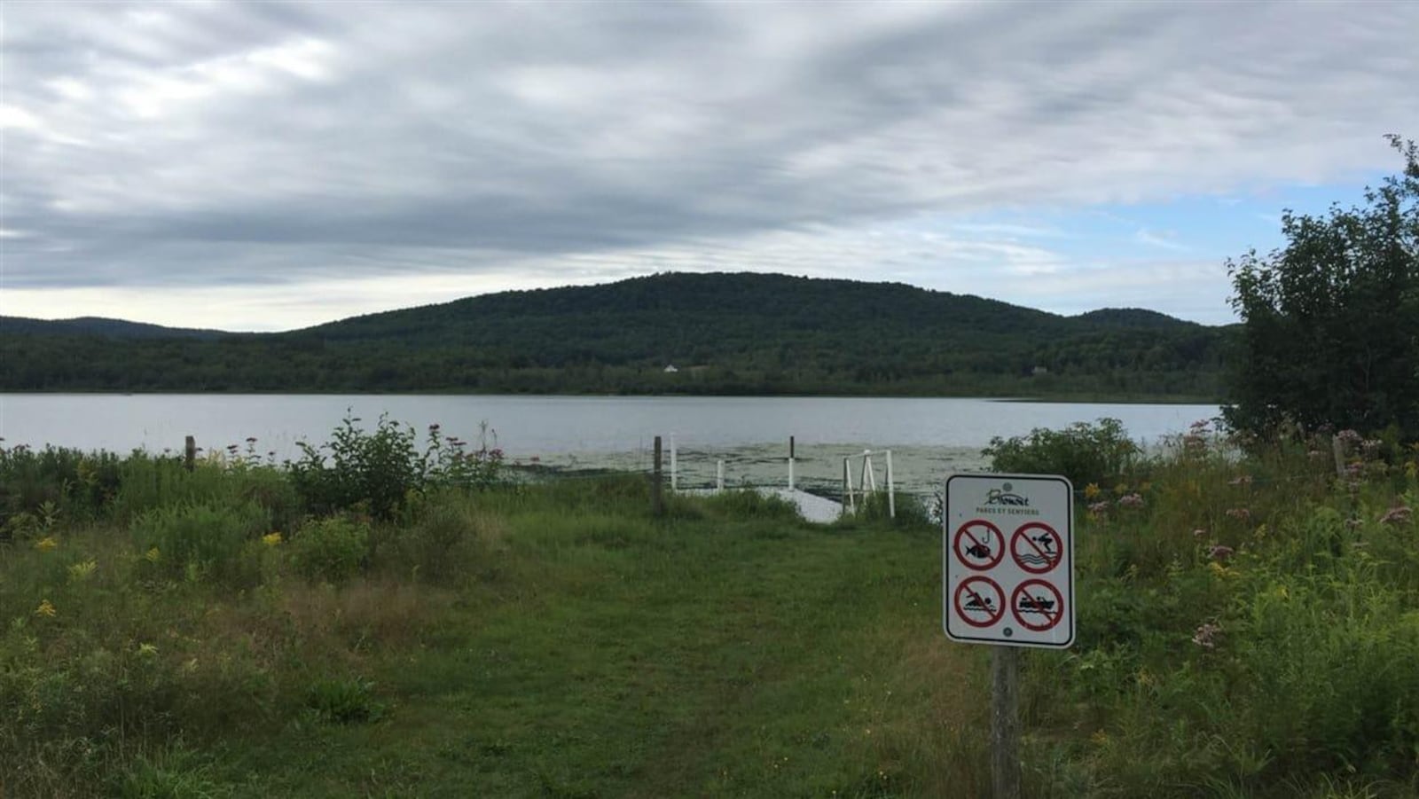 Épandage de Phoslock dans le lac Bromont: les premières analyses sont encourageantes