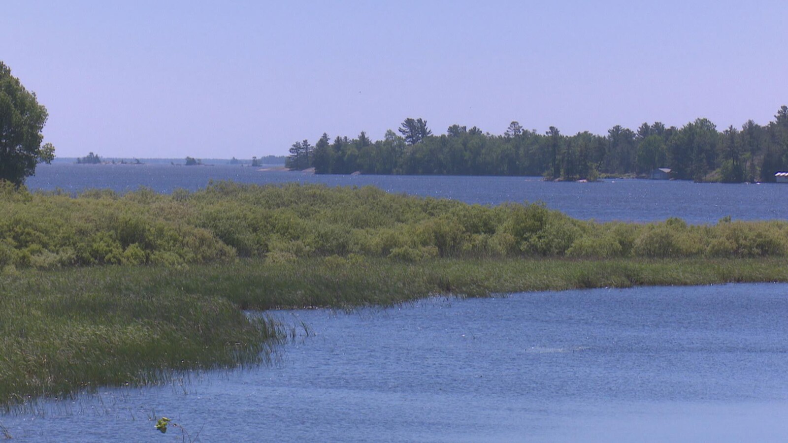 Les berges d'un lac