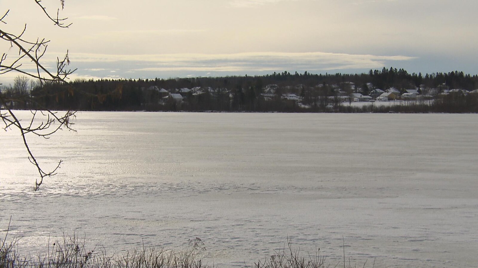 Lac Saint-Charles, source d'approvisionnement en eau potable de la Ville de Québec