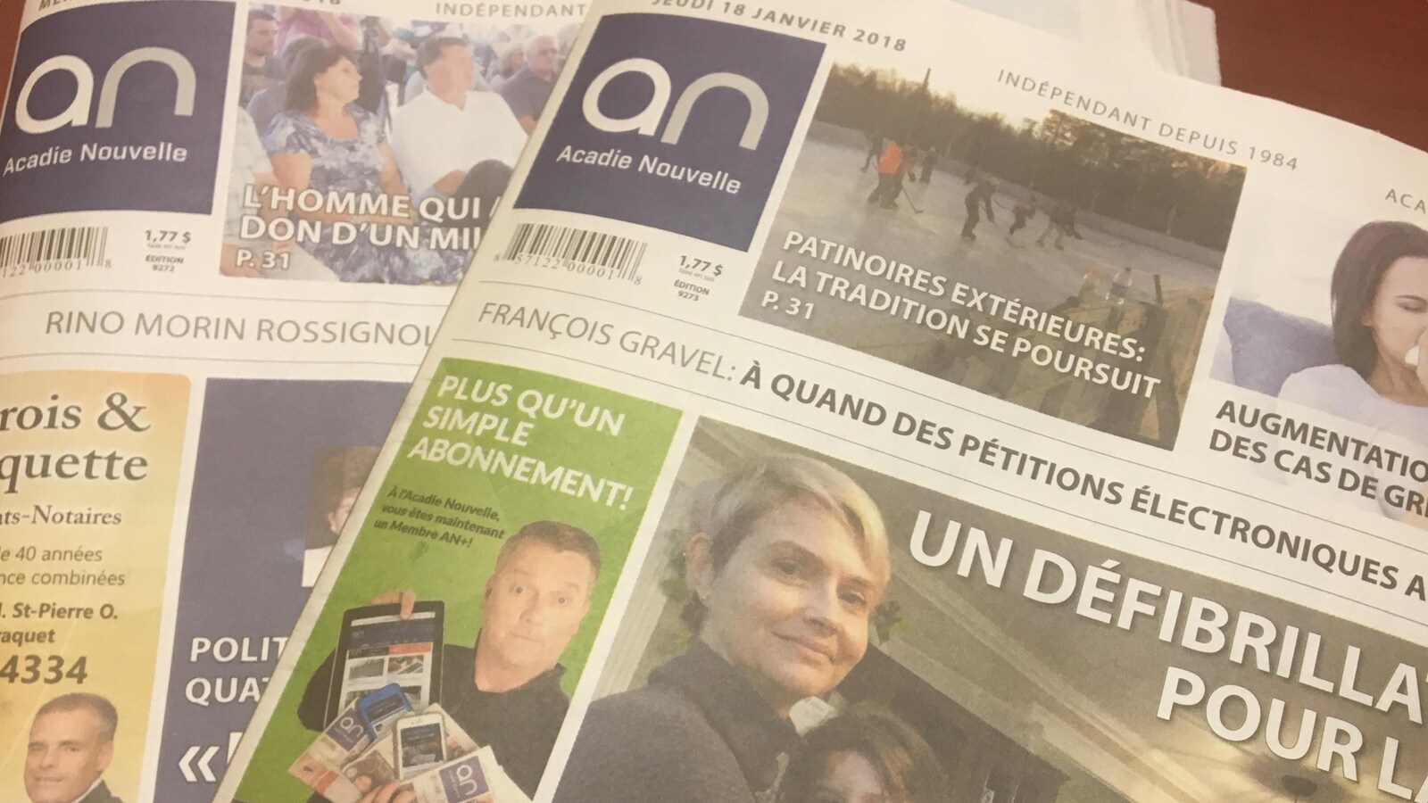 Le journal l'Acadie Nouvelle fait face à un important défi financier.