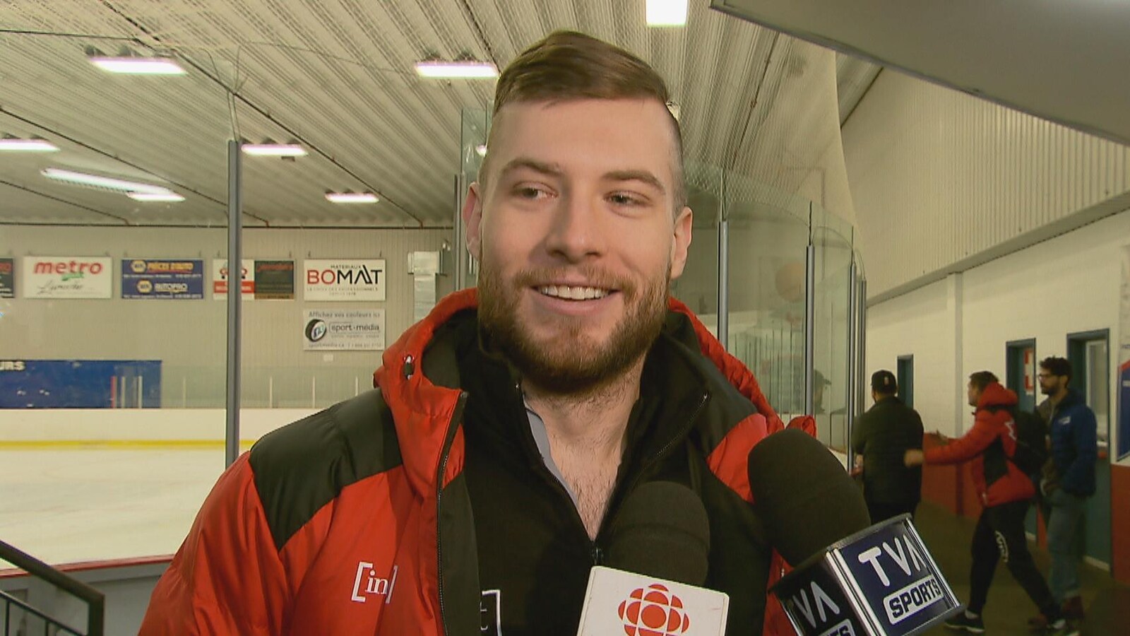 Le patineur de vitesse Laurent Dubreuil.