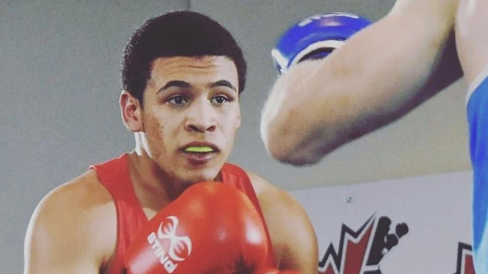 Lexson Mathieu à l'entraînement