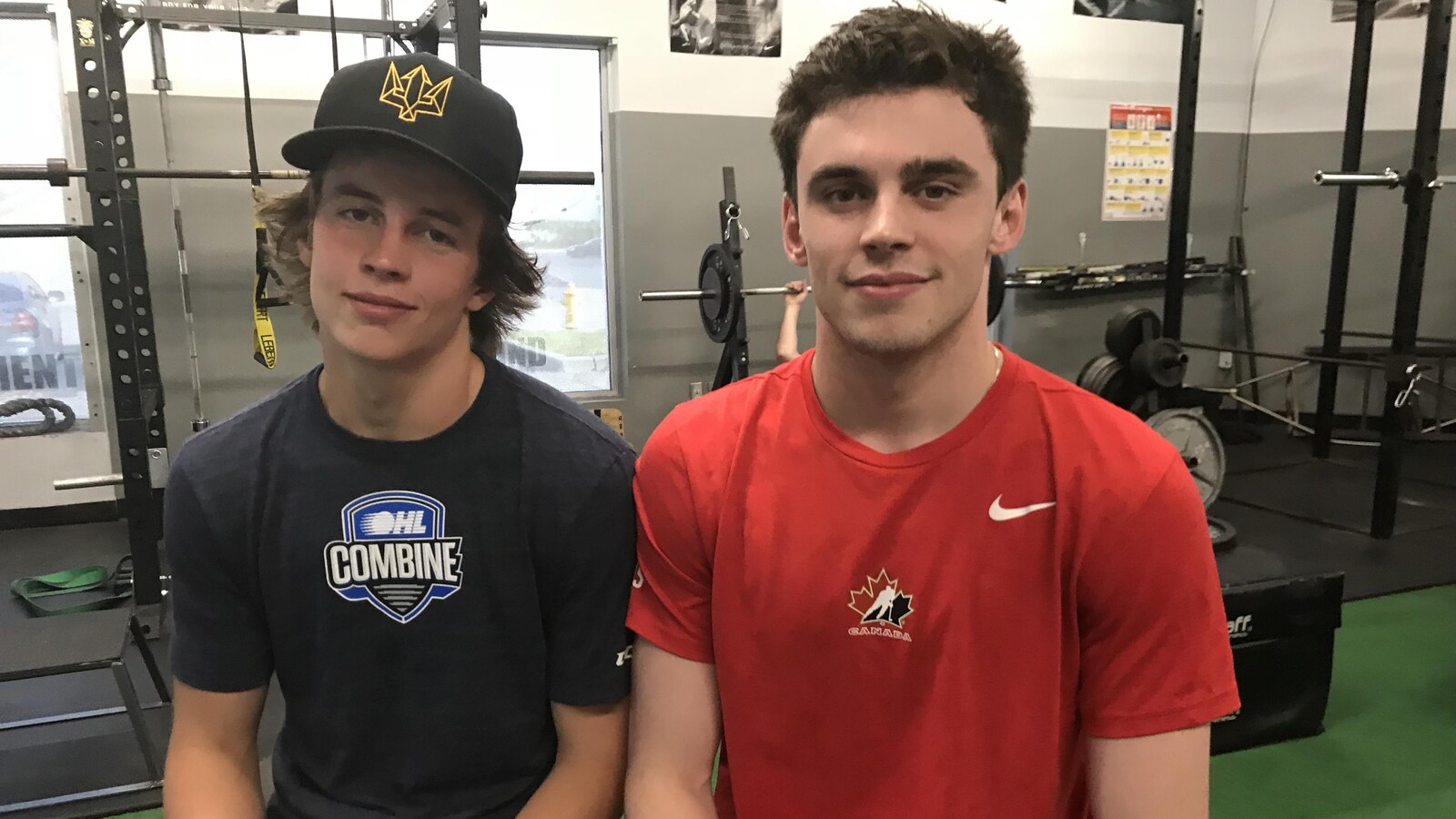 Jean-Luc Foudy, 16 ans, s'entraîne cet été avec son frère Liam, 18 ans, au centre d'entraînement Hyperfit.