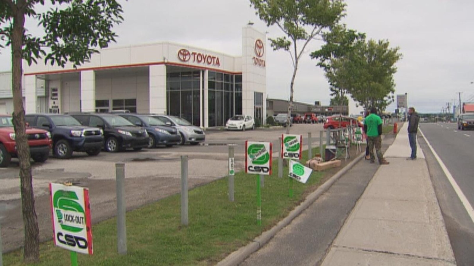 Le lock-out des concessionnaires.