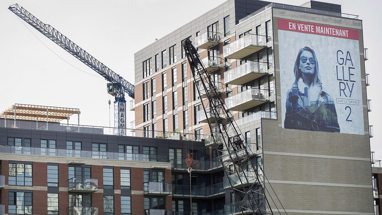 Un projet immobilier dans le quartier montréalais de Griffintown.