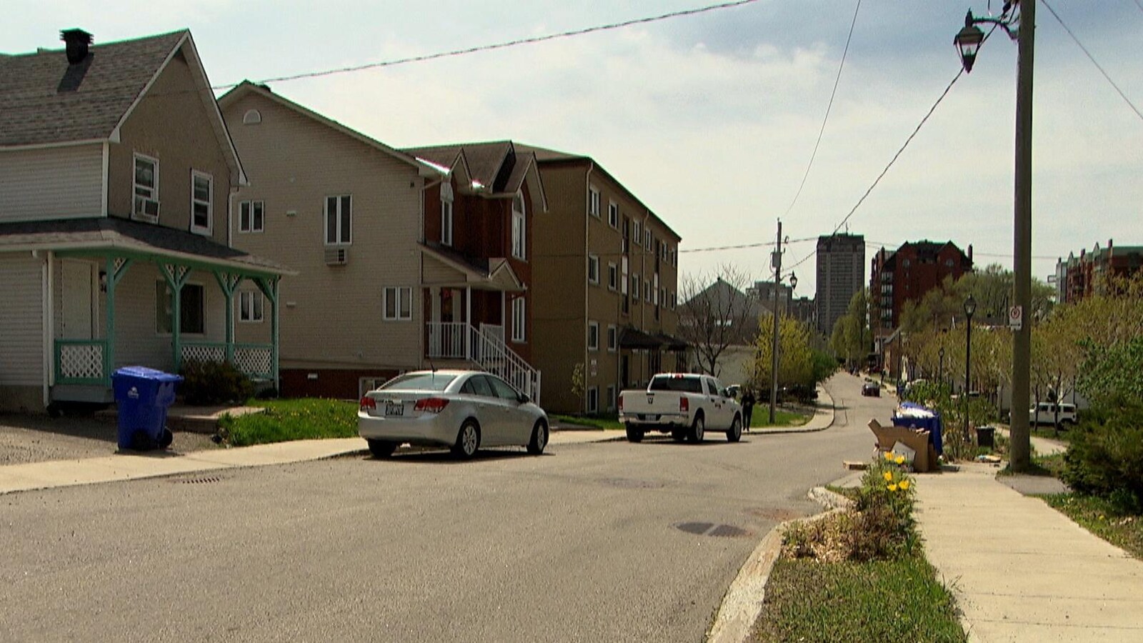 Une rue résidentielle de Gatineau.