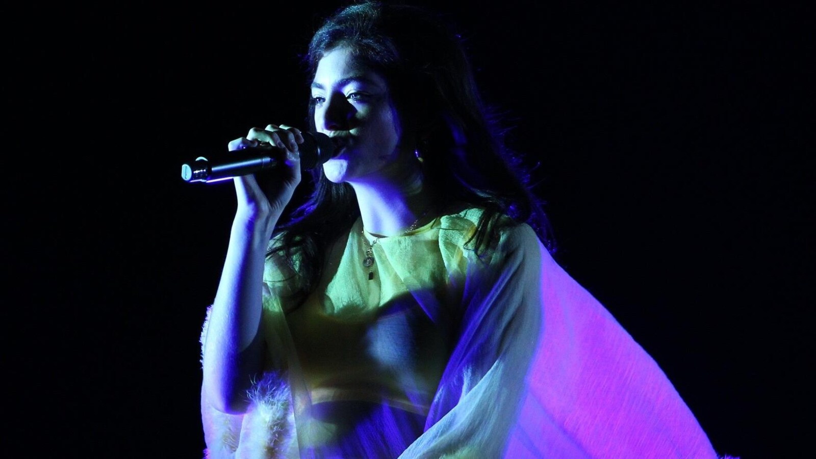 La chanteuse Lorde au Festival d'été de Québec le 13 juillet 2018