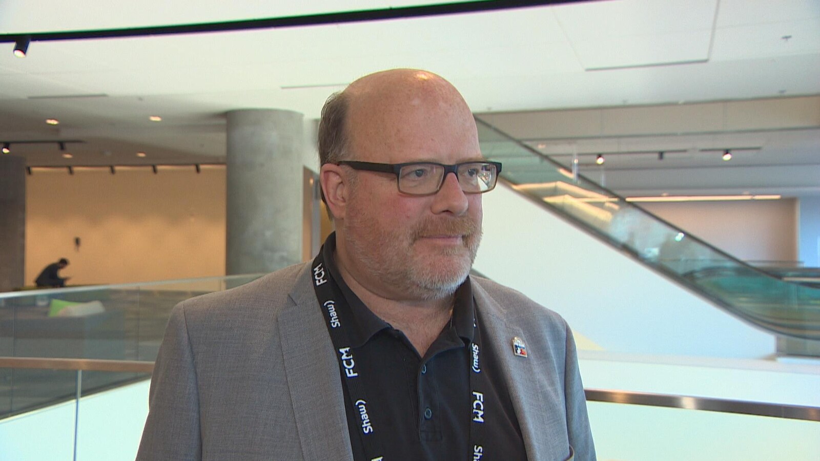 Luc Desjardins, maire de Petit-Rocher président de l'Association francophone des municipalités du Nouveau-Brunswick.