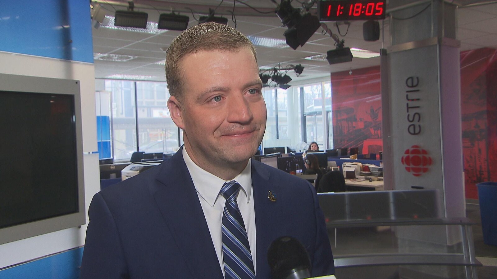 Luc Fortin, député sortant de Sherbrooke