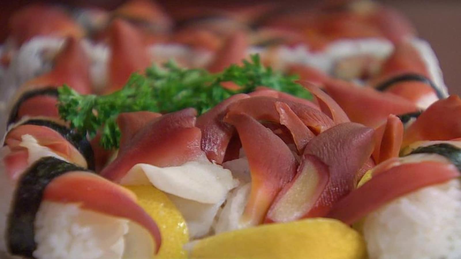 Sushi à la macrtre de Stimpson