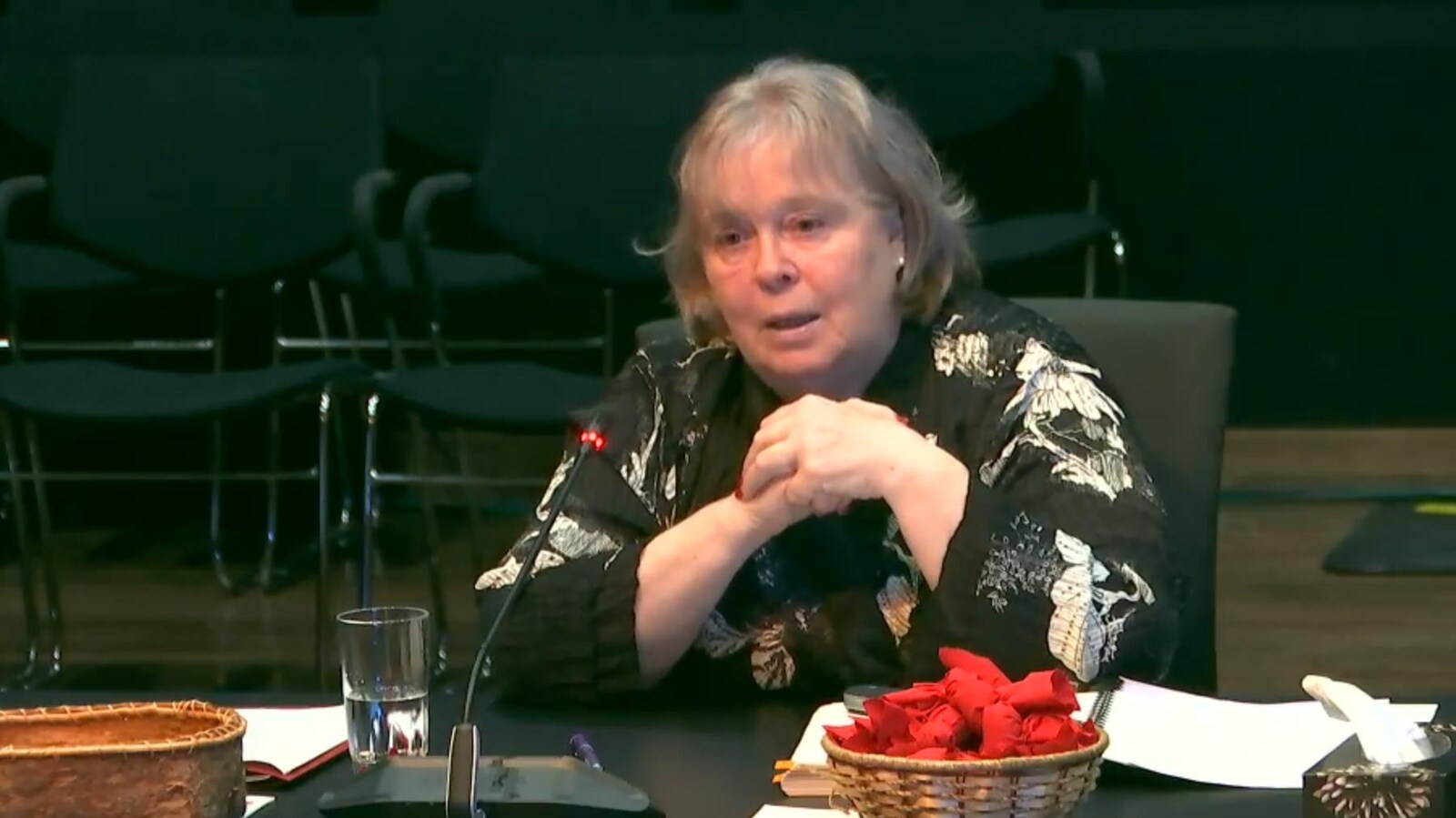 La directrice du Bureau des enquêtes indépendantes, Madeleine Giauque, devant la Commission Viens.