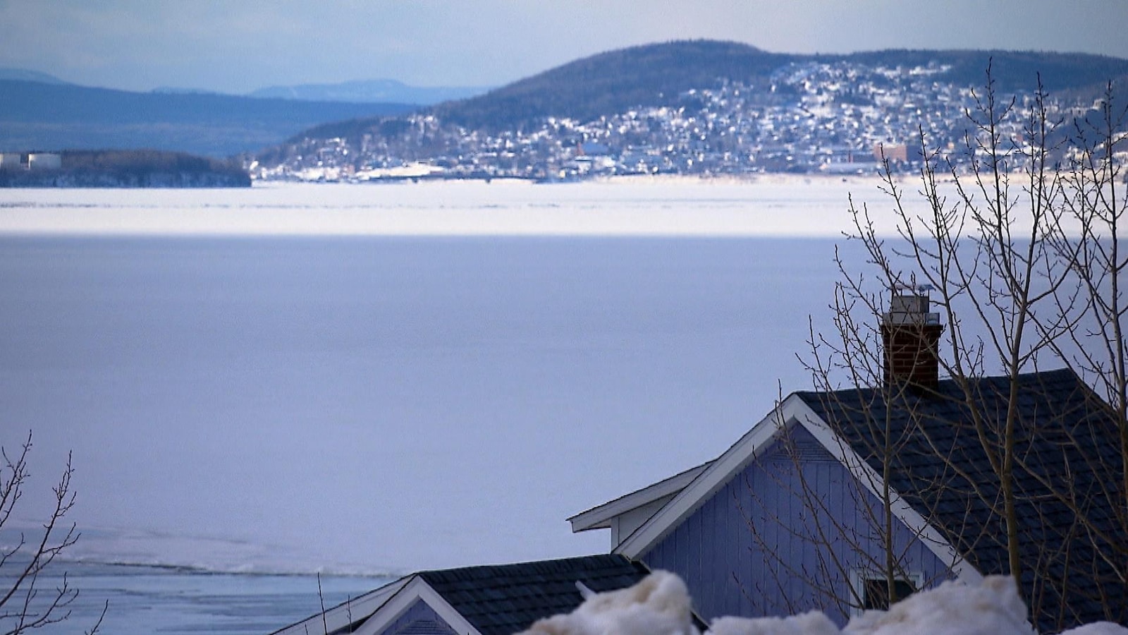 Paysage d'hiver Gaspésien