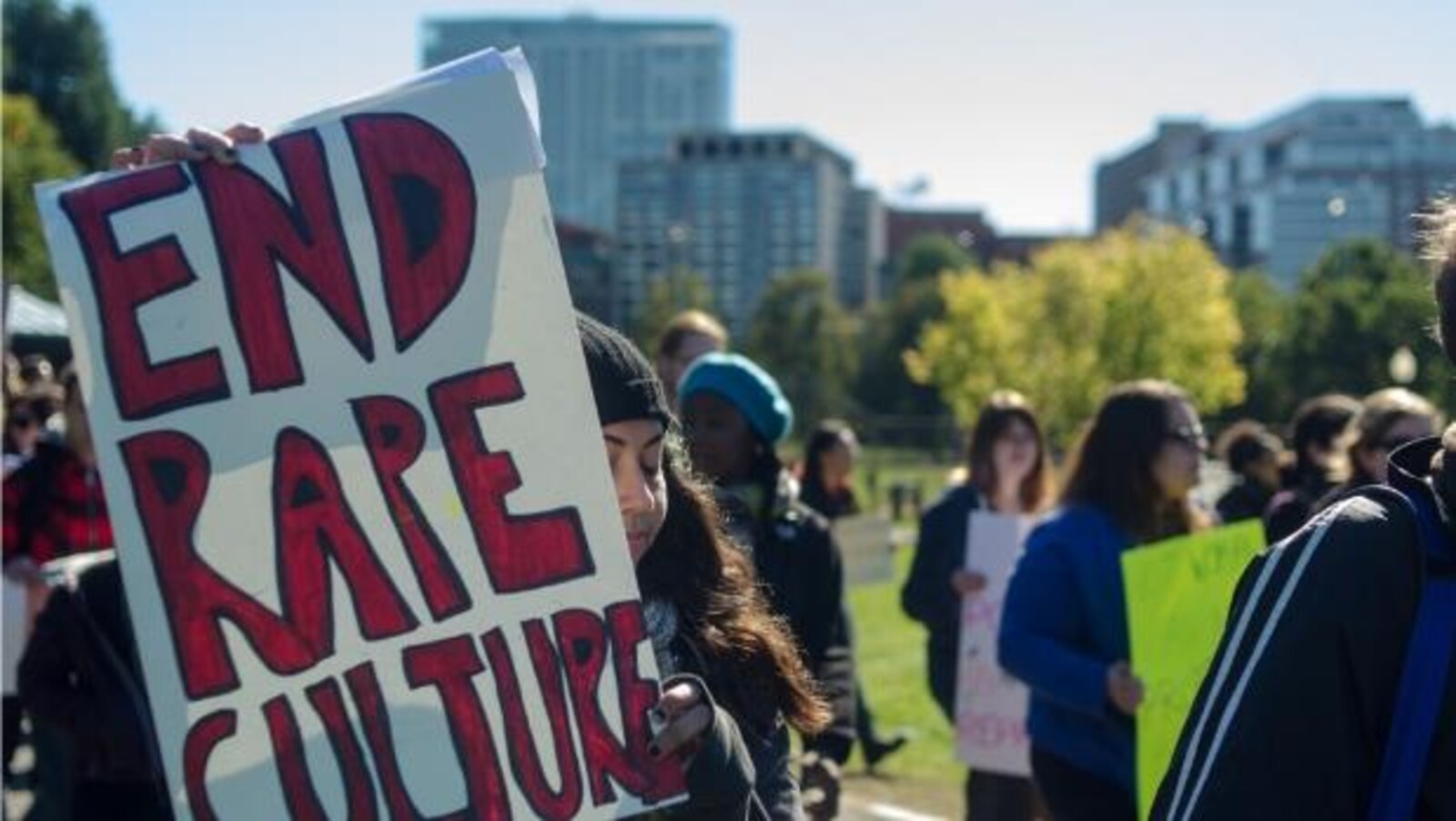 Une manifestation étudiante pour dénoncer la culture du viol