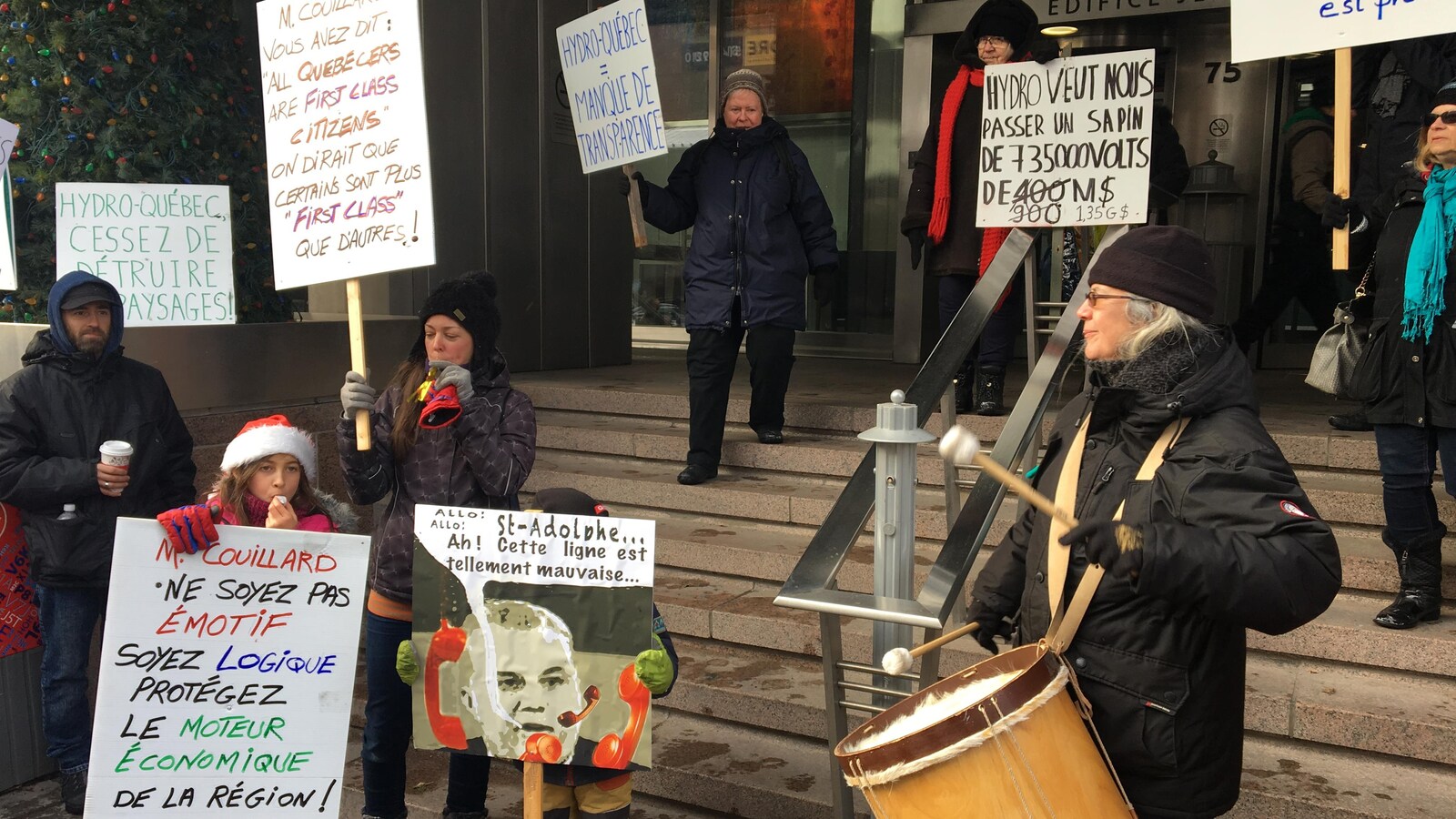 SaintAdolphed'Howard ne lâche pas son combat contre un projet d’Hydro