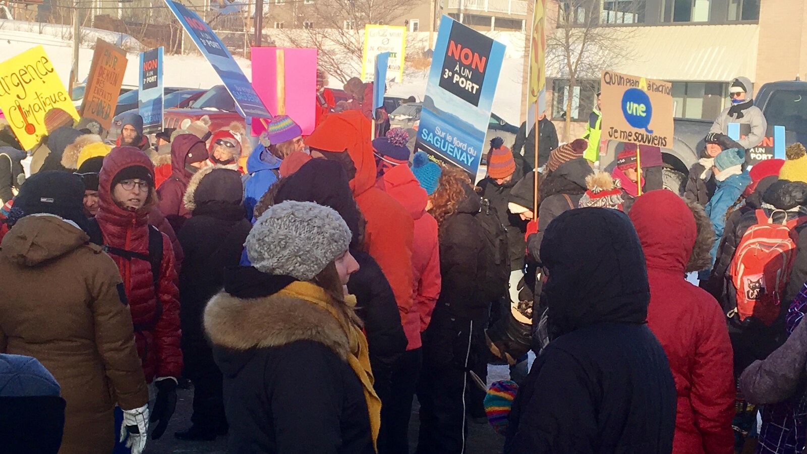Les manifestants