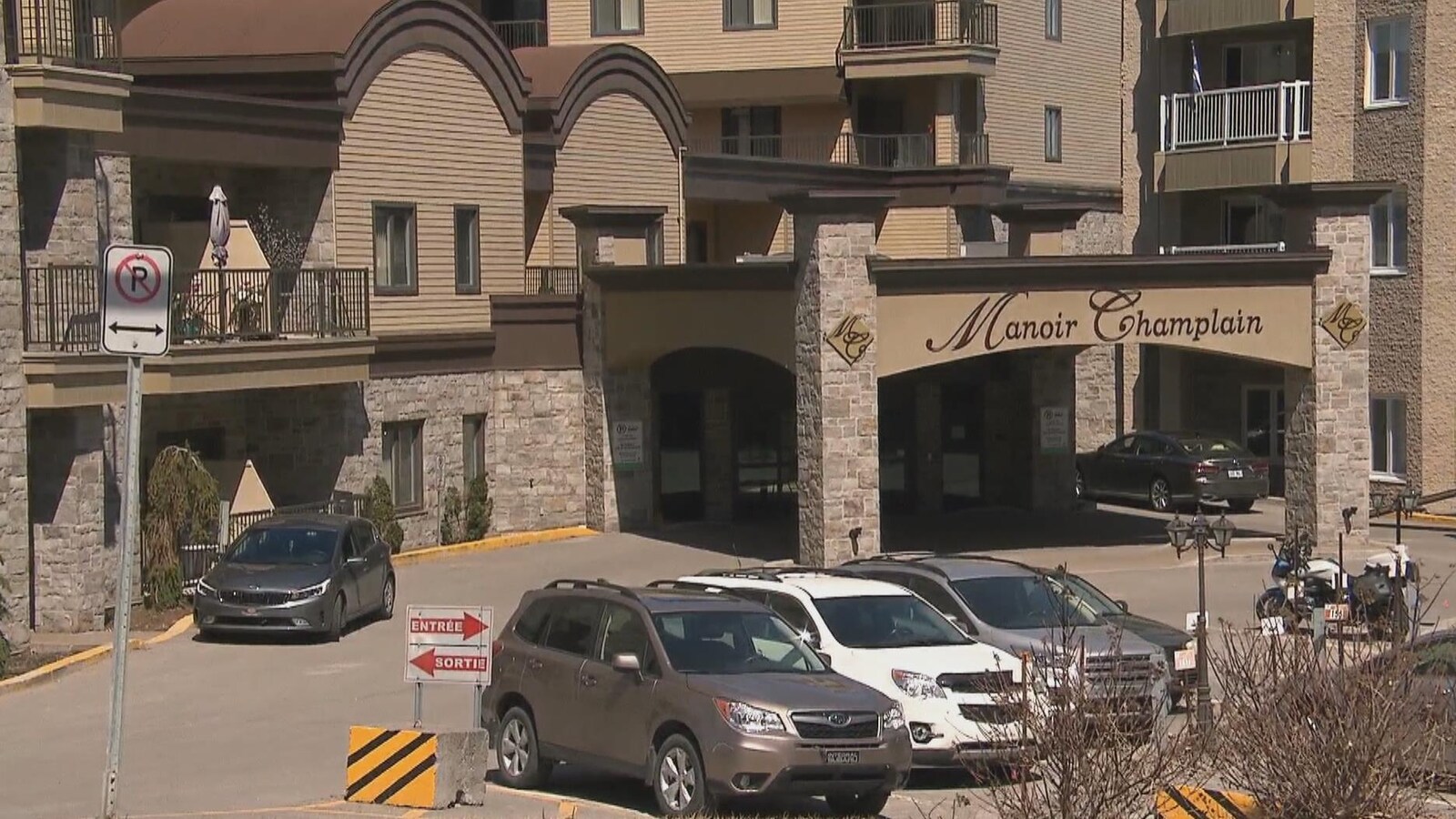 L'extérieur du Manoir Champlain
