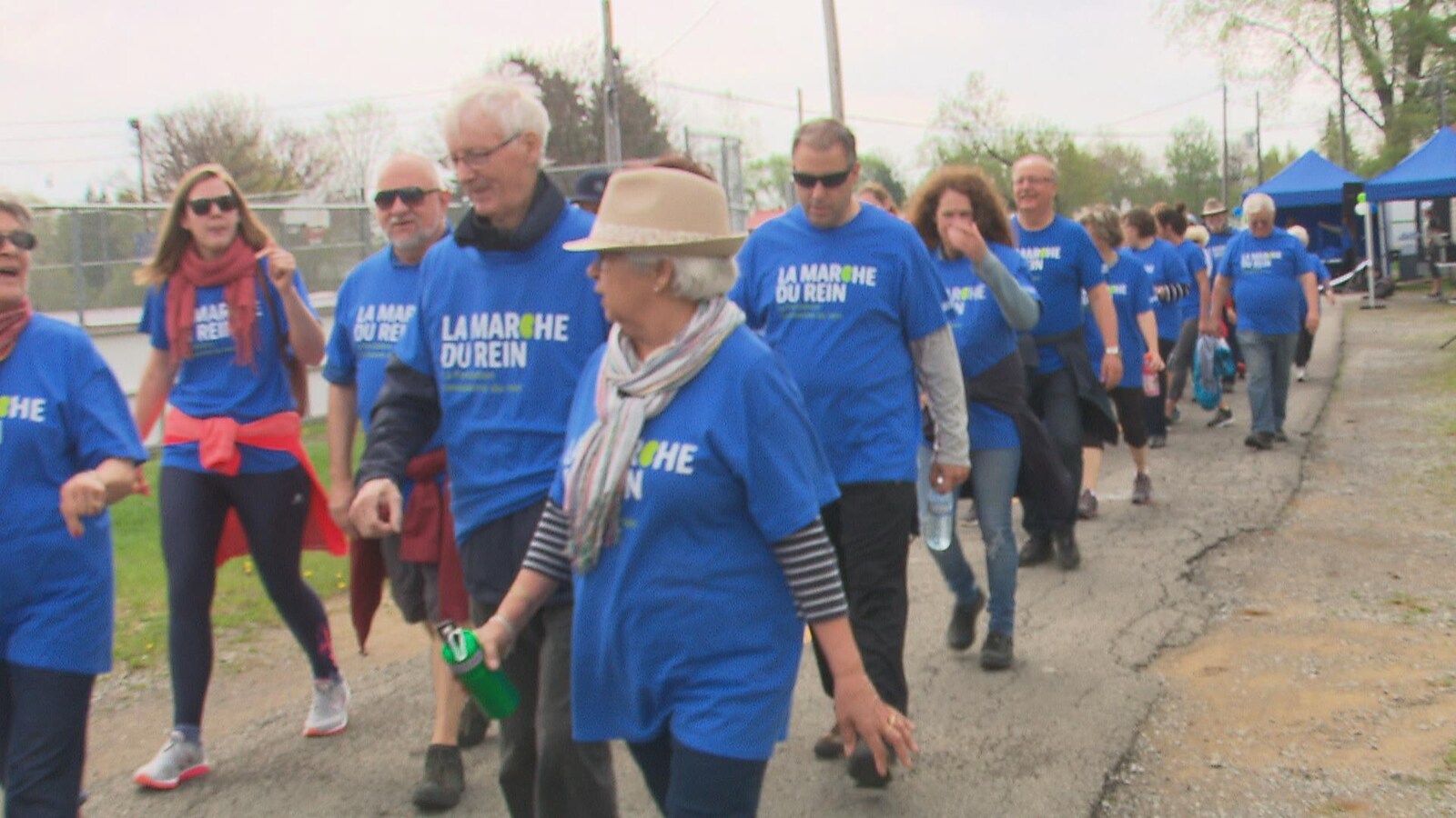 Près d'une centaine de personne ont participé à la 13e Marche du rein en Mauricie.