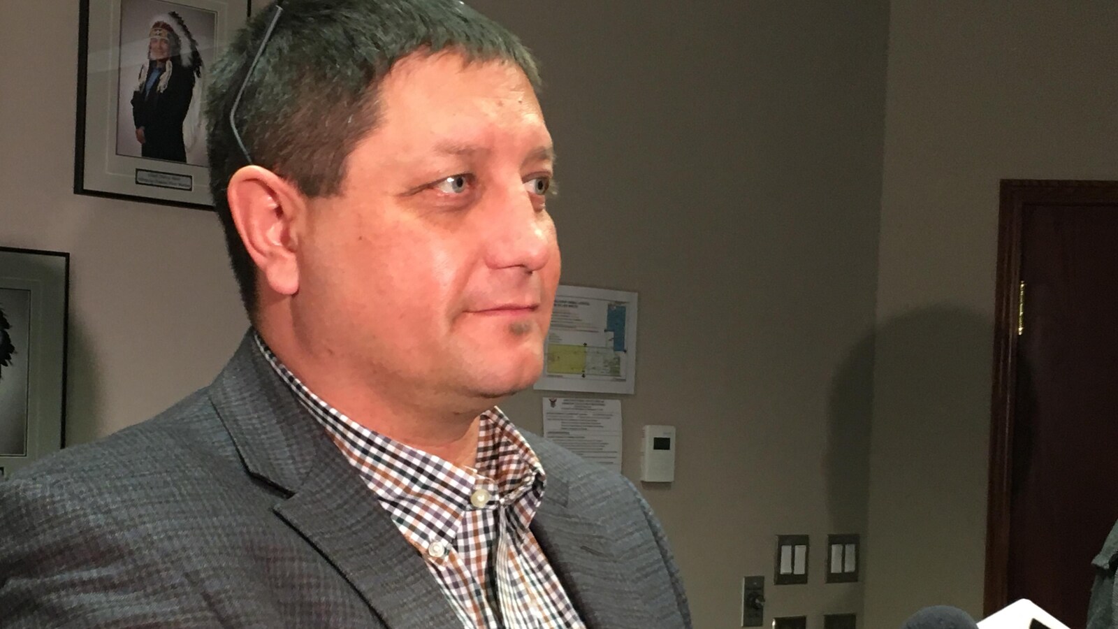 Le chef du Conseil tribal de Saskatoon, Mark Arcand.