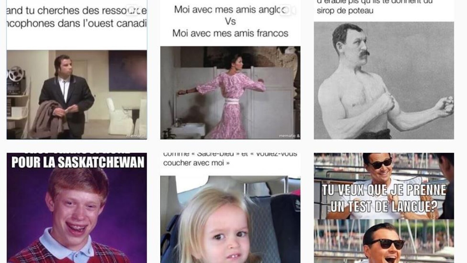 Capture d'écran du compte Instagram frskmemes