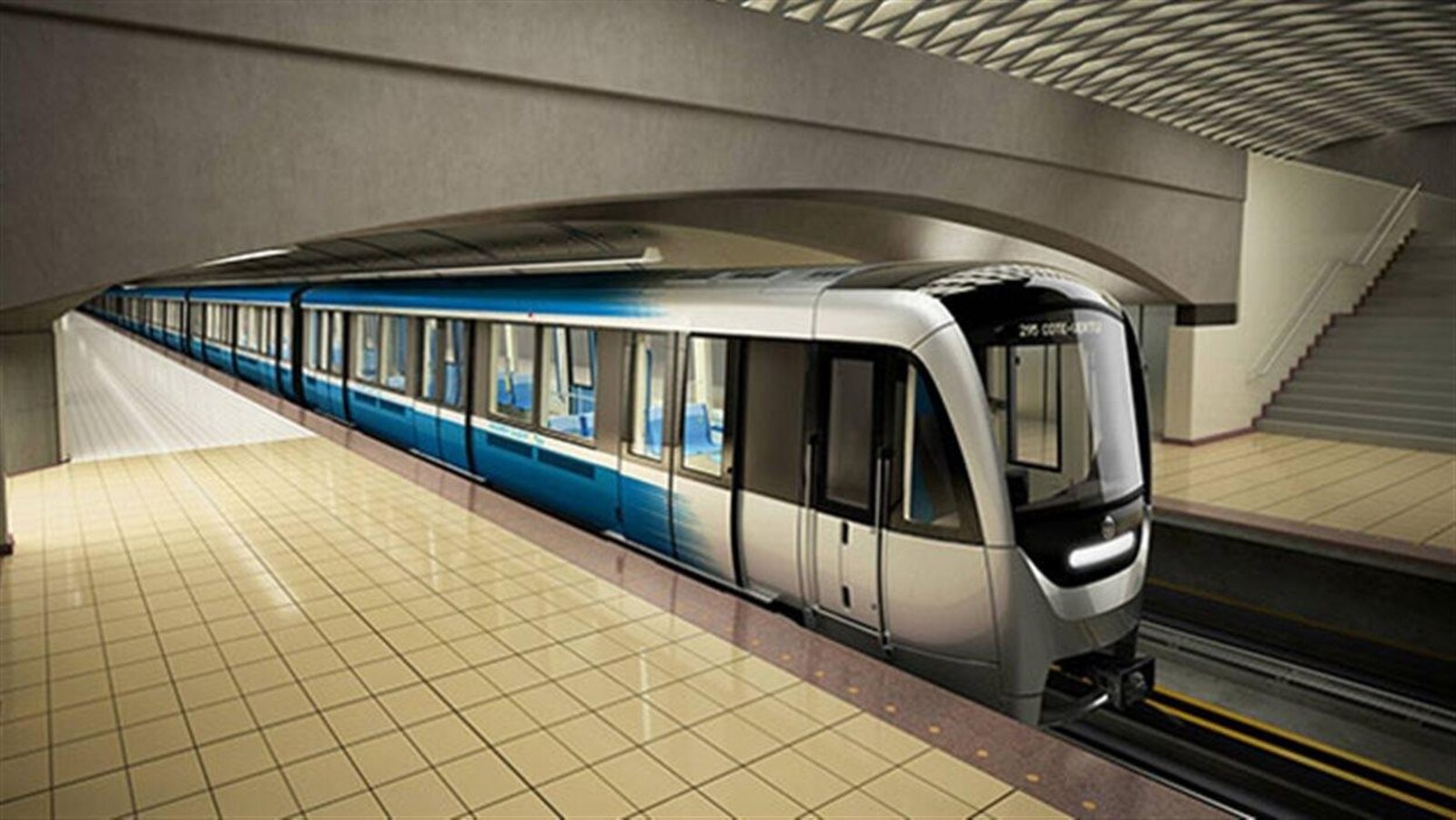 Nouveaux wagons de métro AZUR