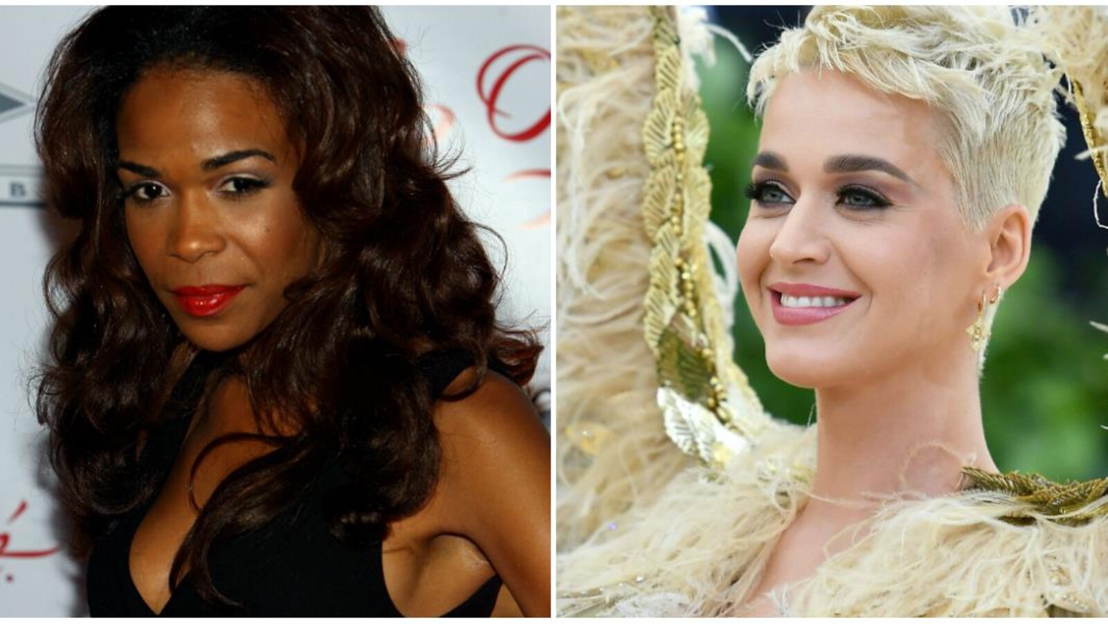 Photomontage de Michelle Williams et Katy Perry