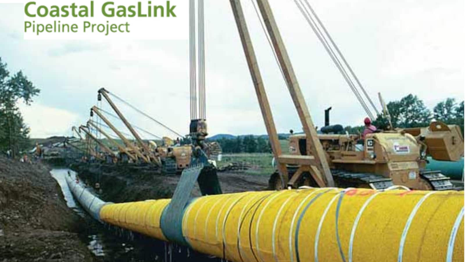 Capture d'écran faite à partir du site web du projet Coastal GasLink (http://www.coastalgaslink.com)