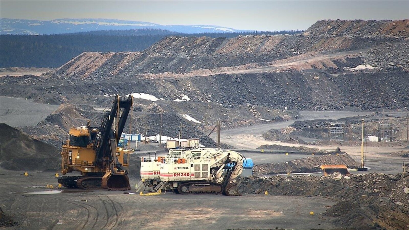 Une mine dans le secteur de Fermont au Québec