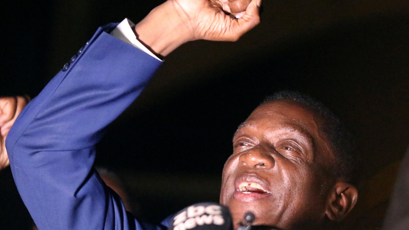 Le futur président du Zimbabwe Emmerson Mnangagwa