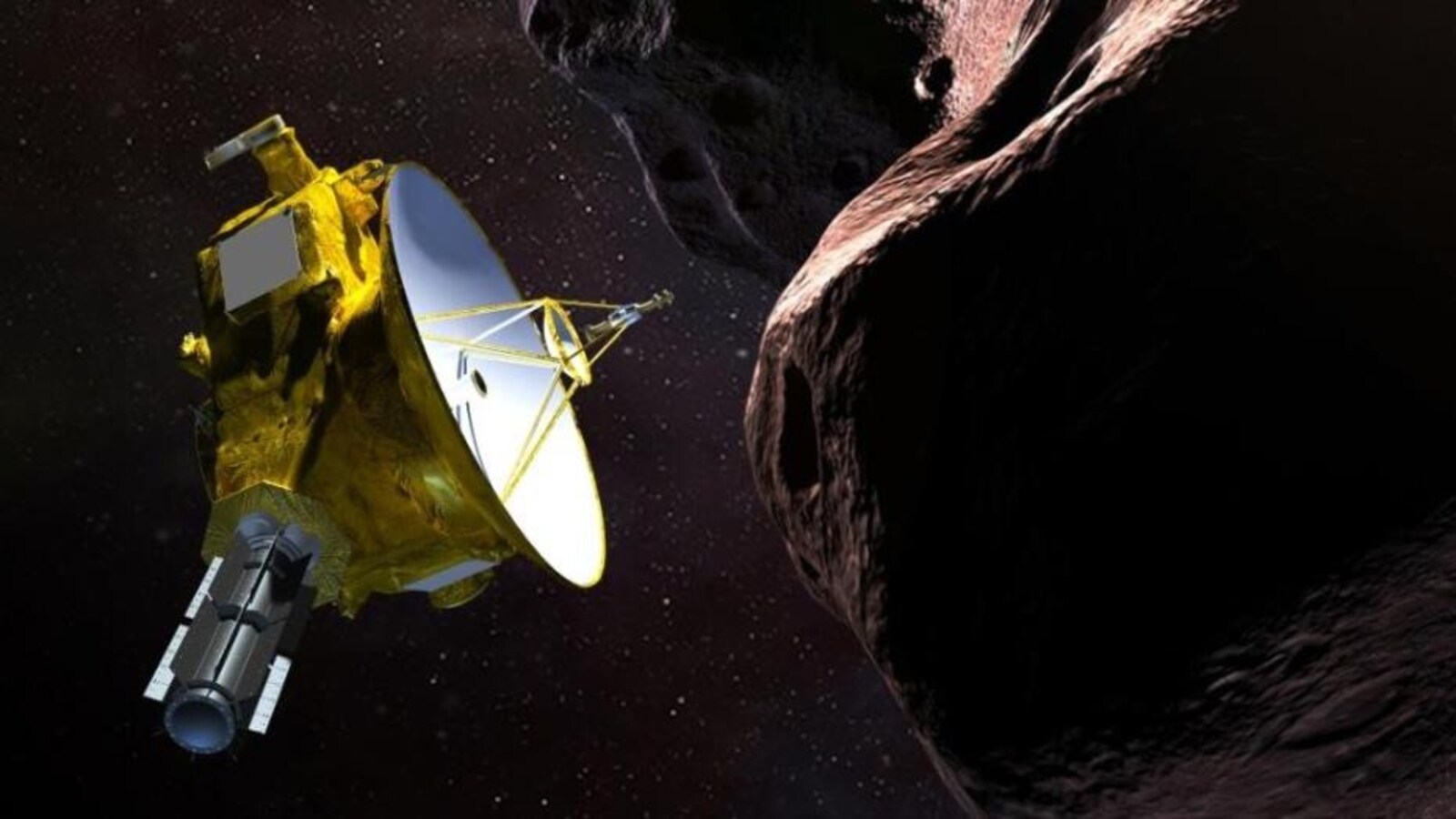 Une illustration de la sonde New Horizons.