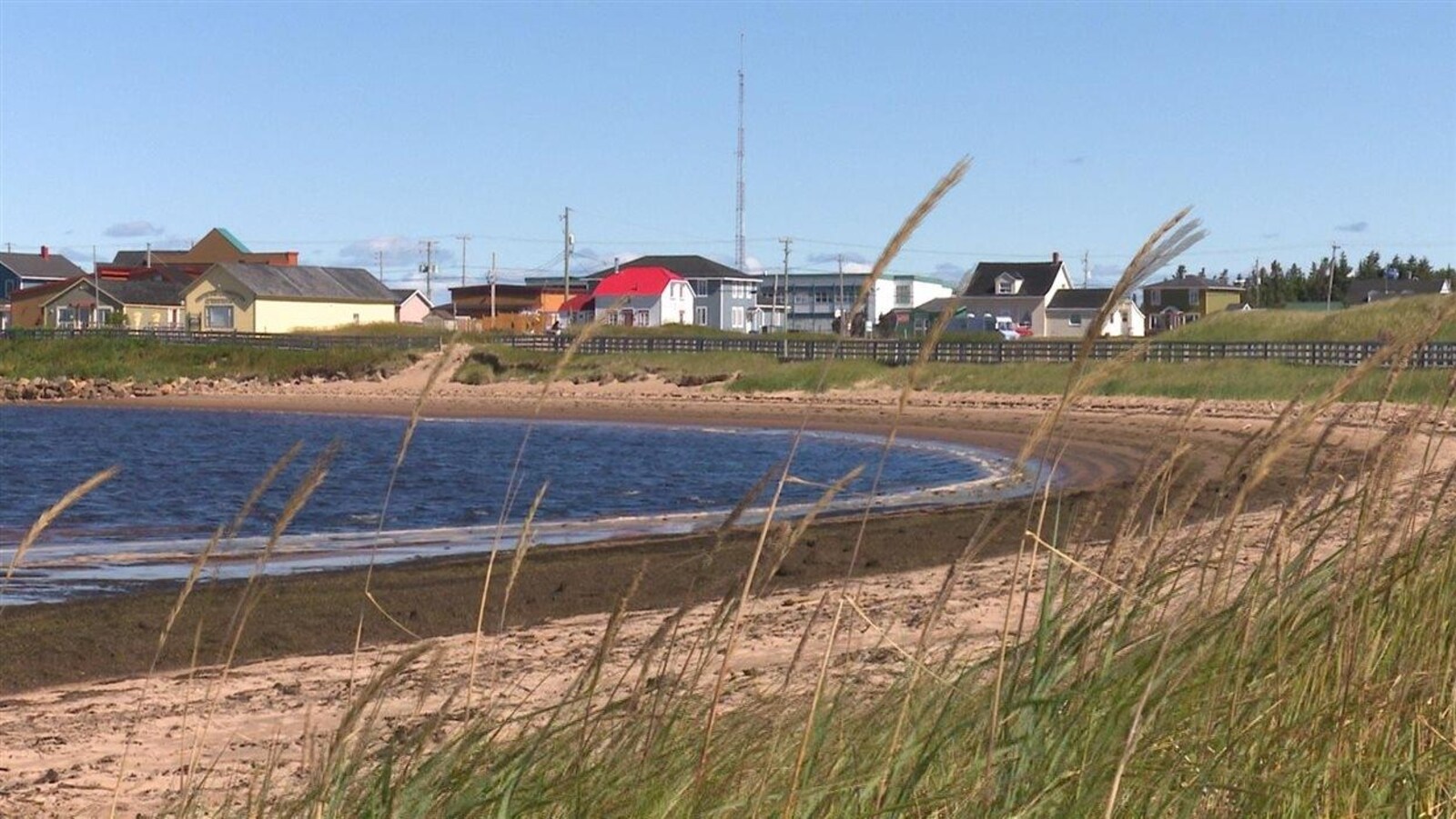 L'anse qui borde la municipalité de Natashquan.