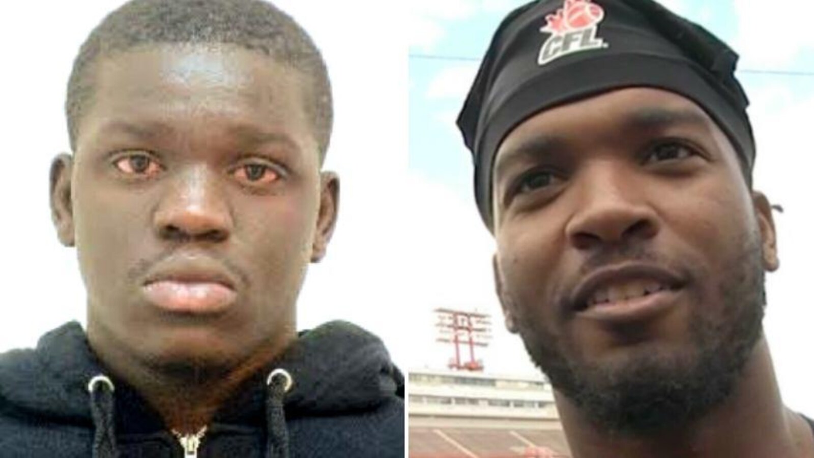 Nelson Lugela à la gauche, et Mylan Hicks à la droite.
