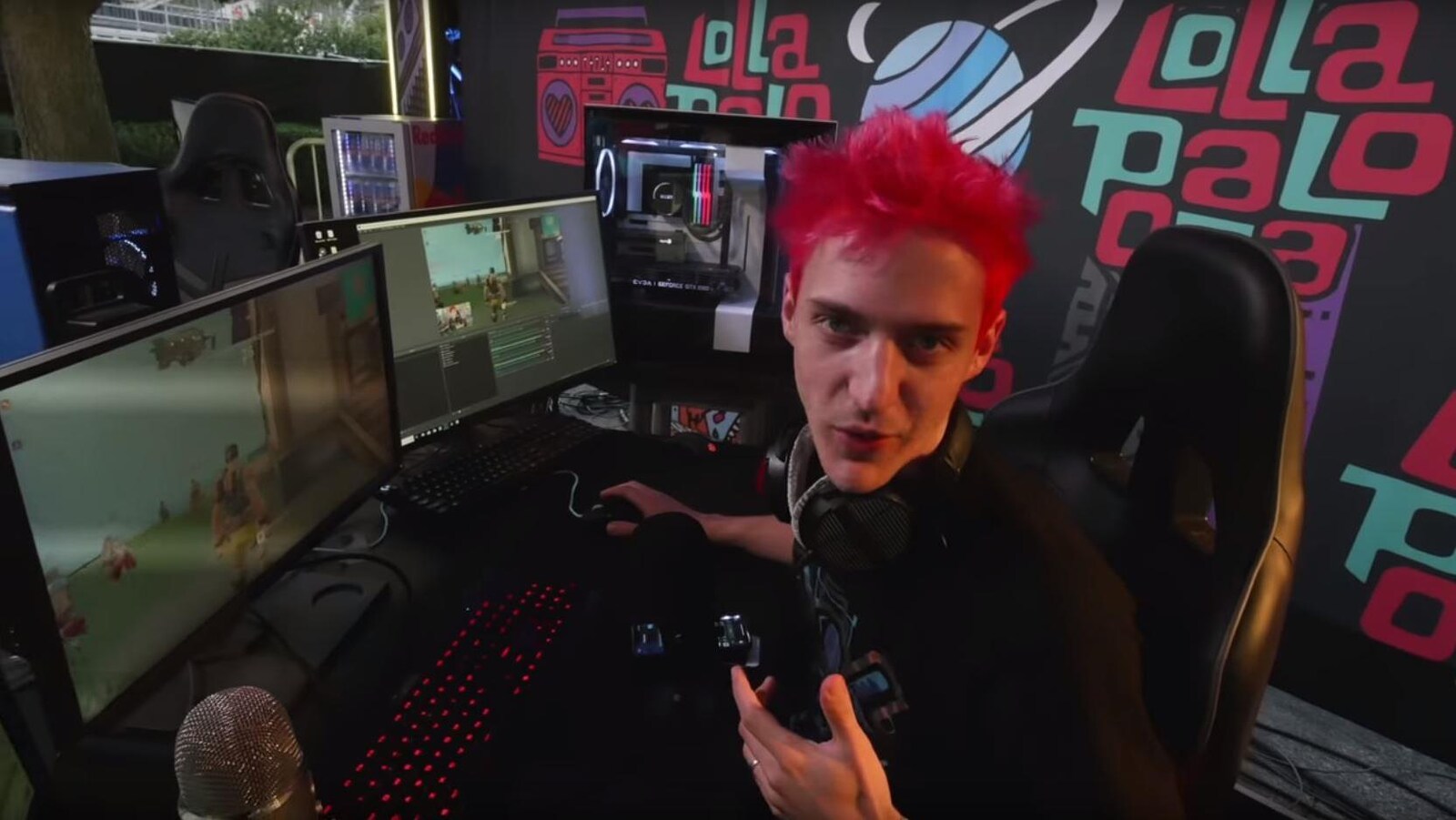 Ninja Vedette De Fortnite Explique Pourquoi Il Ne Joue Pas Avec - tyler blevins s appretant a jouer au jeu video fortnite