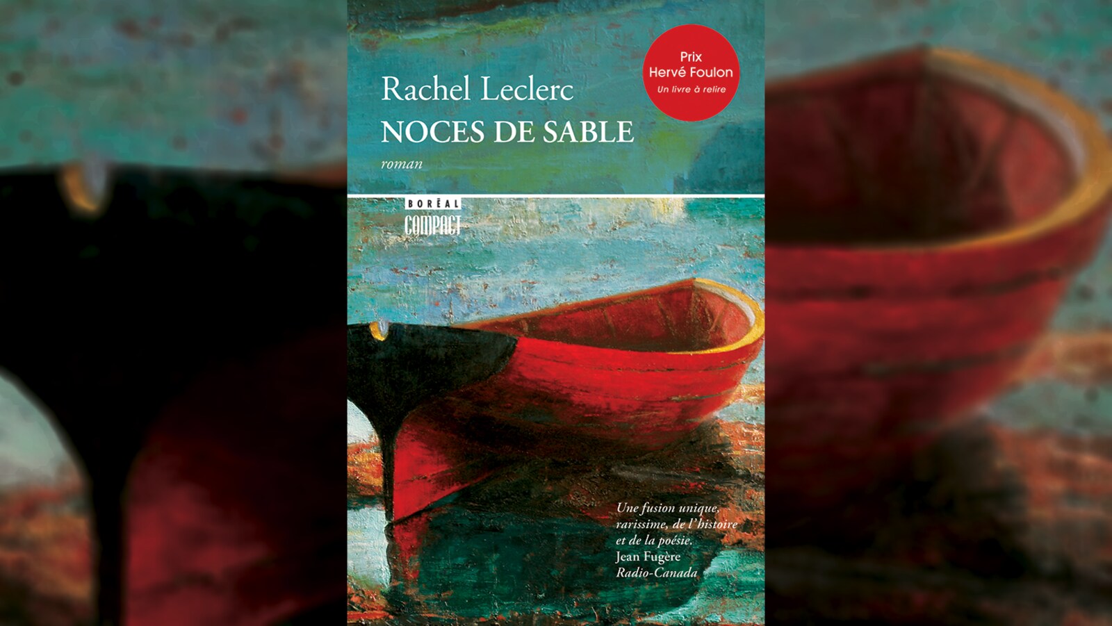 La couverture du premier roman de Rachel Leclerc évoque les embarcations de pêcheurs au tournant du 19e siècle.