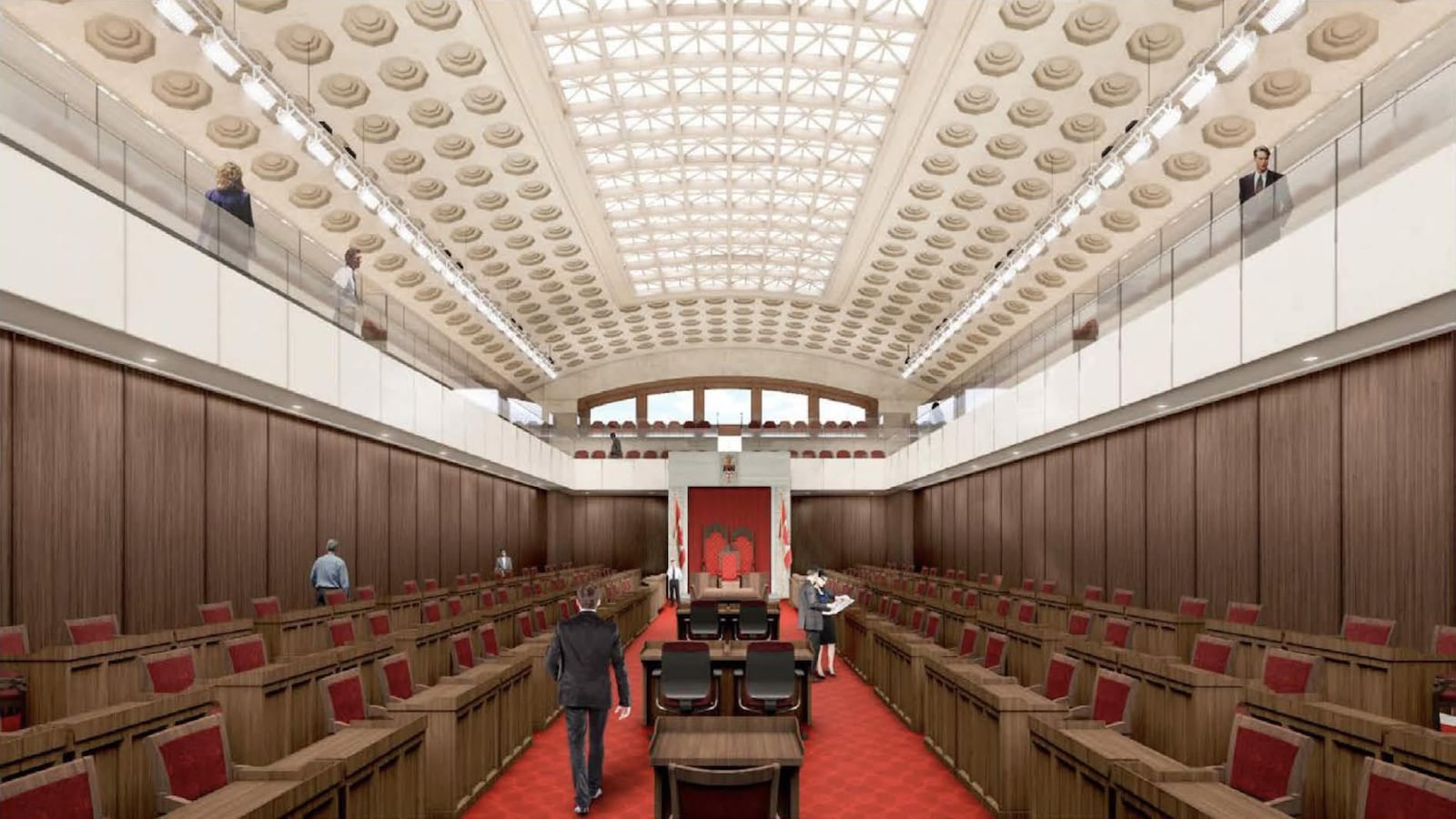 Esquisse de la nouvelle Chambre du Sénat.