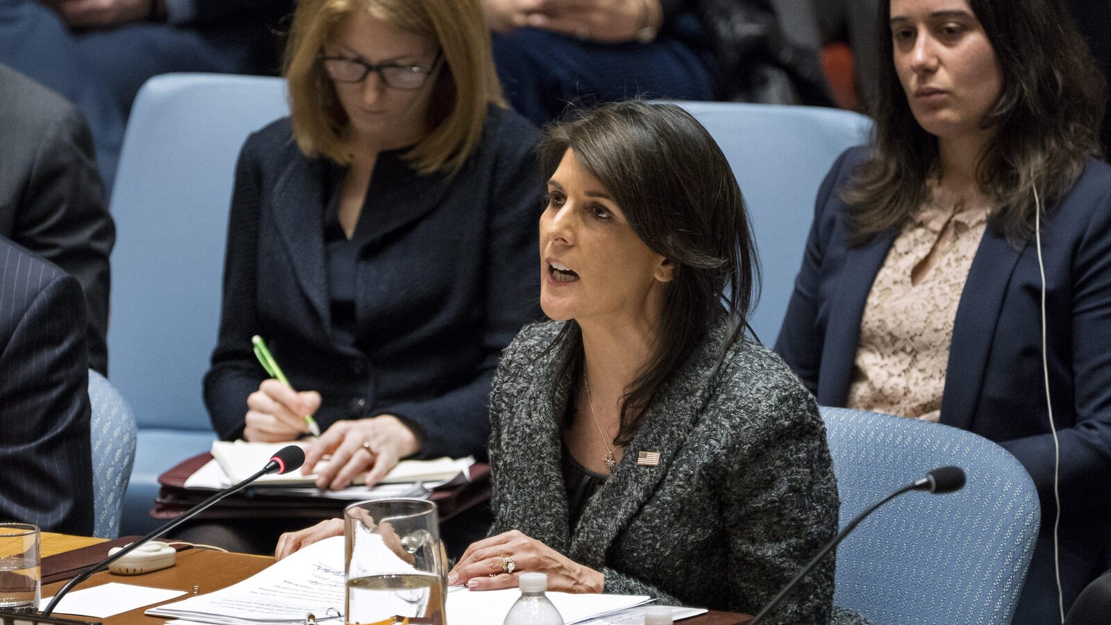 L'ambassadrice des États-Unis à l'ONU, Nikki Haley