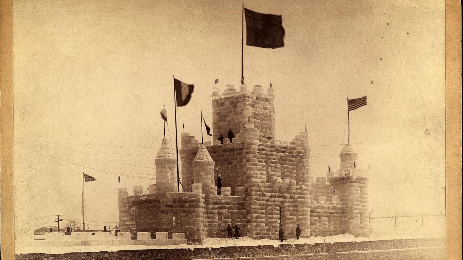 Photographie ancienne du Palais de glace, 1894 - Bibliothèque et archives nationales du Québec
