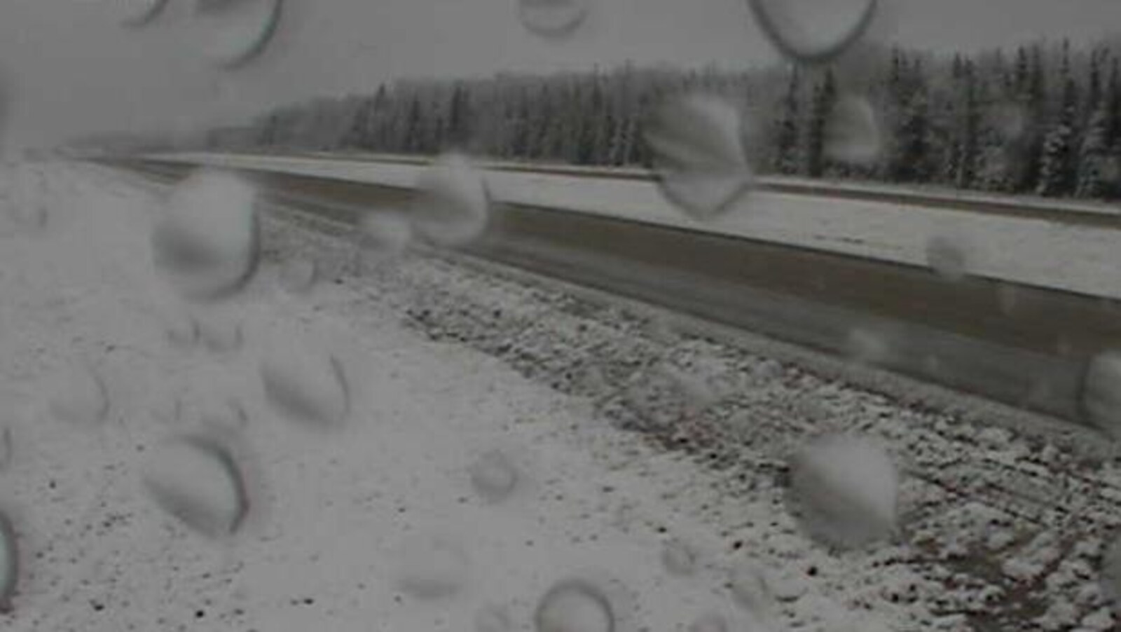 Photo de l'autoroute 881 près de Conklin en Alberta