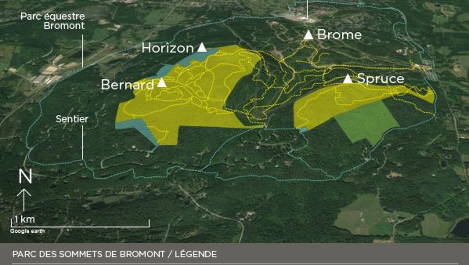 Un pas de plus vers la création d'un parc nature à Bromont ICI Radio
