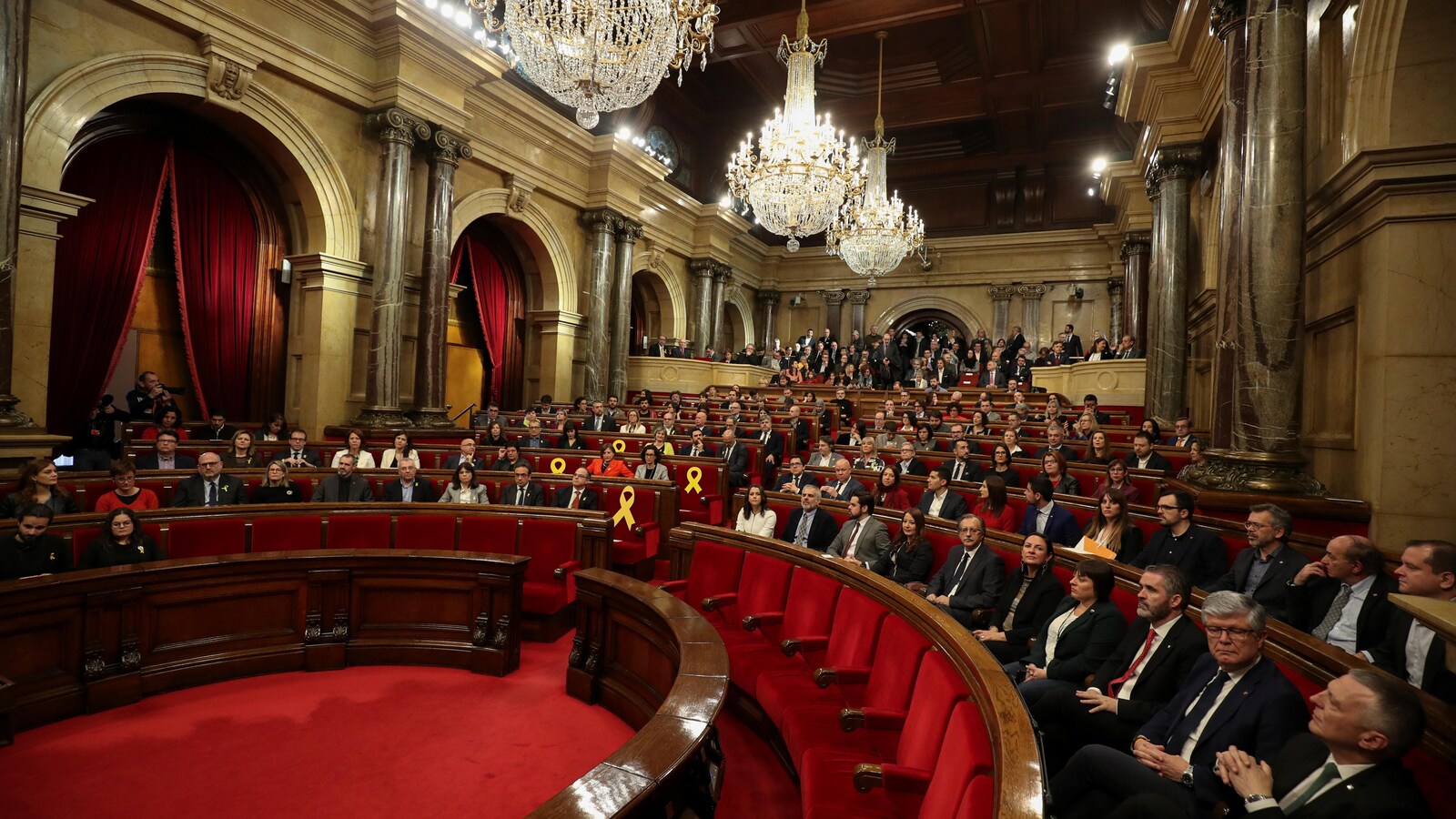 Vue d'ensemble du Parlement catalan.