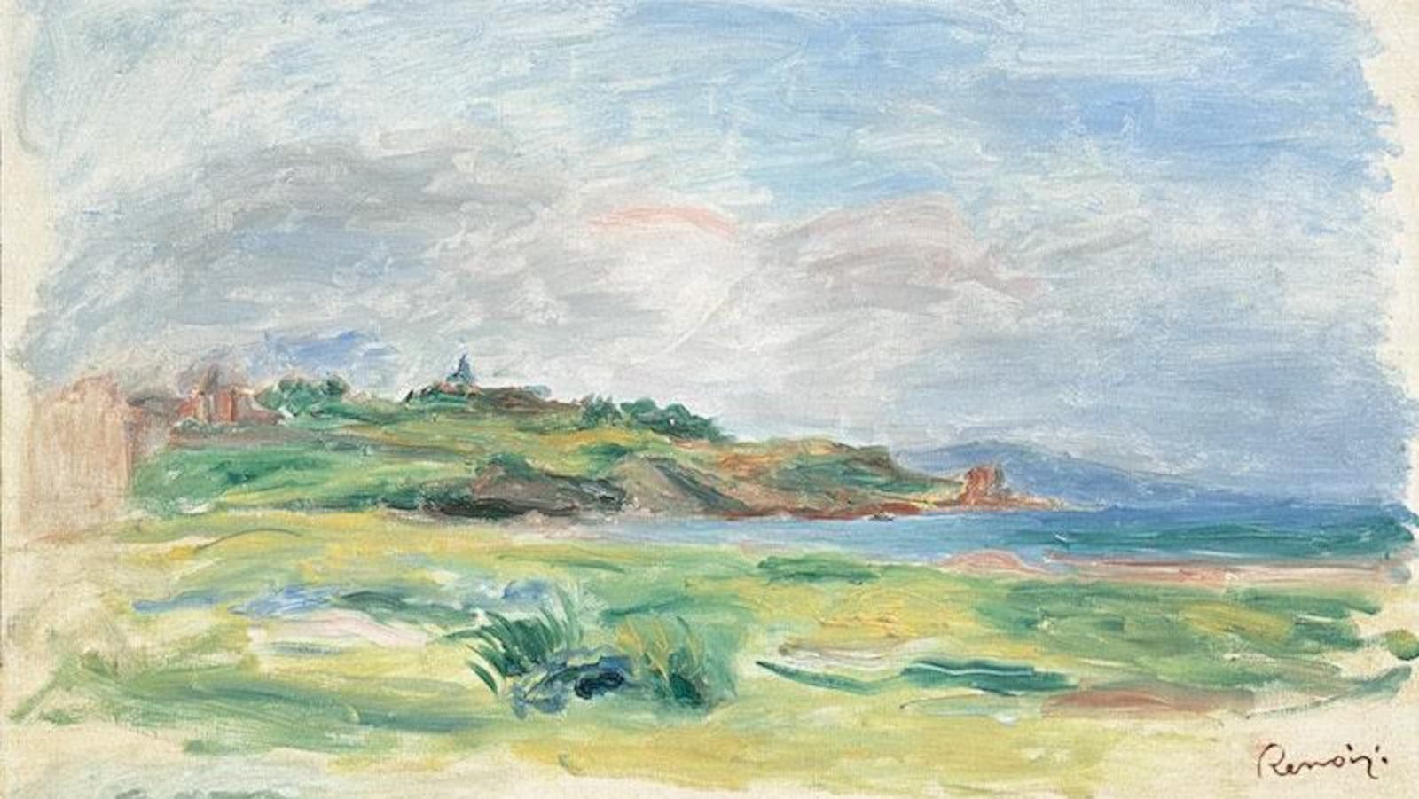 « Golfe, mer, falaises vertes » de Renoir