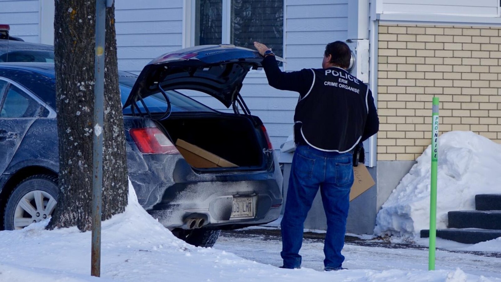 Un membre de l'Escouade nationale de répression du crime organisé à l'œuvre à Rimouski