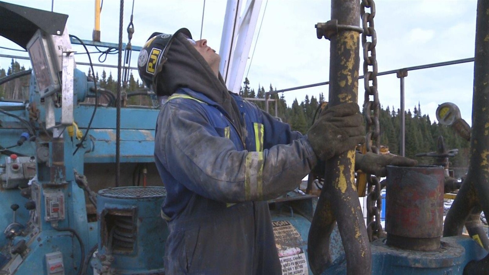 Exploitation pétrolière en Gaspésie.