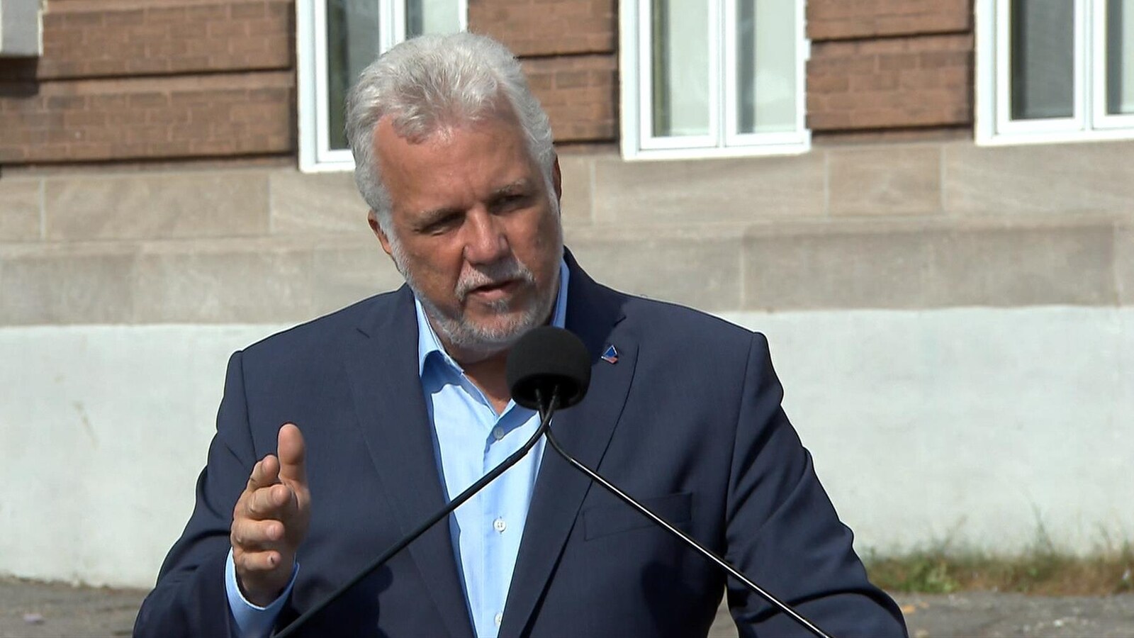 Philippe Couillard, en conférence de presse.