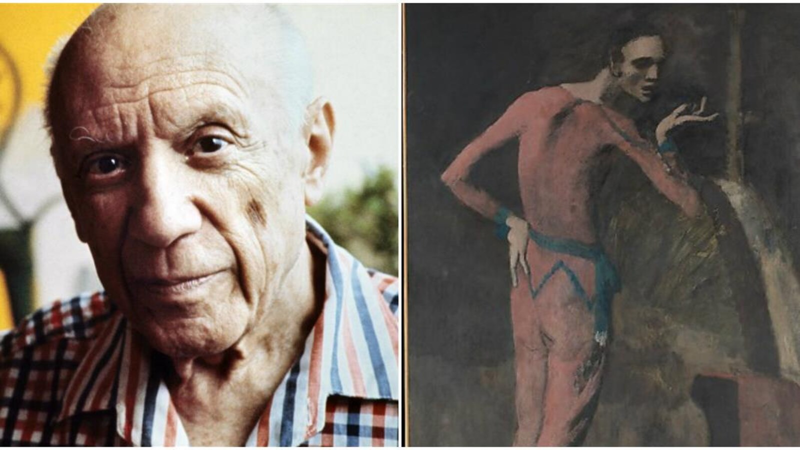 Pablo Picasso et son tableau « L'acteur »