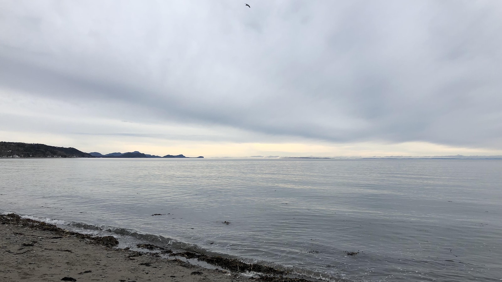 La plage du Rocher-Blanc, à Rimouski (archives)
