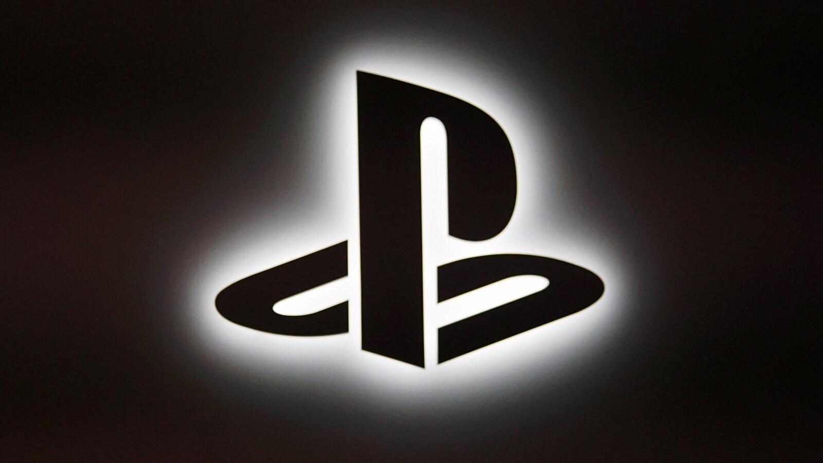 Le logo de la marque de consoles PlayStation de Sony.