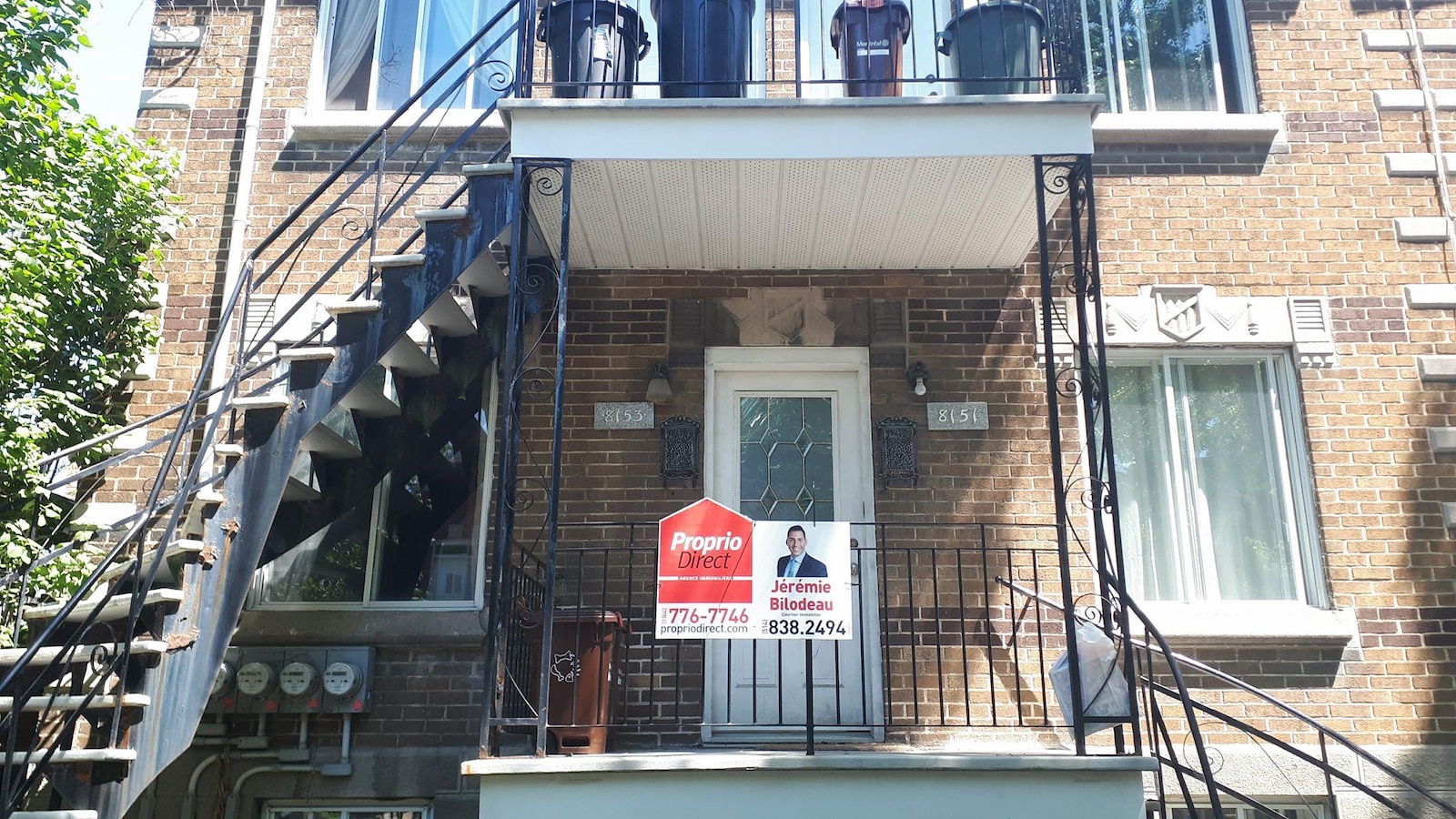 Un plex à vendre via Proprio Direct.