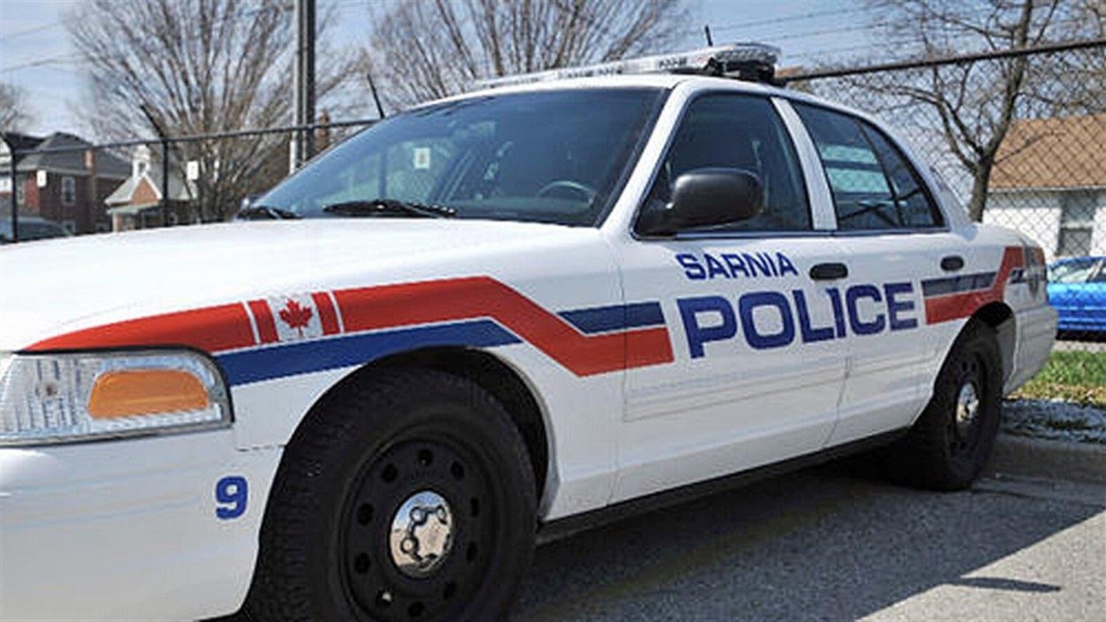 Voiture de patrouille de la police de Sarnia